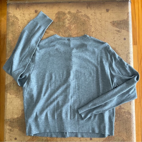 H&M, CARDIGAN, GREY, SIZE XXL, NWOT - Picture 4 of 9